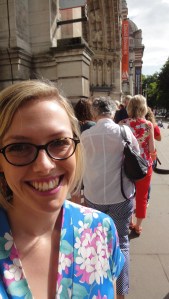 Waiting in line for David Bowie is...